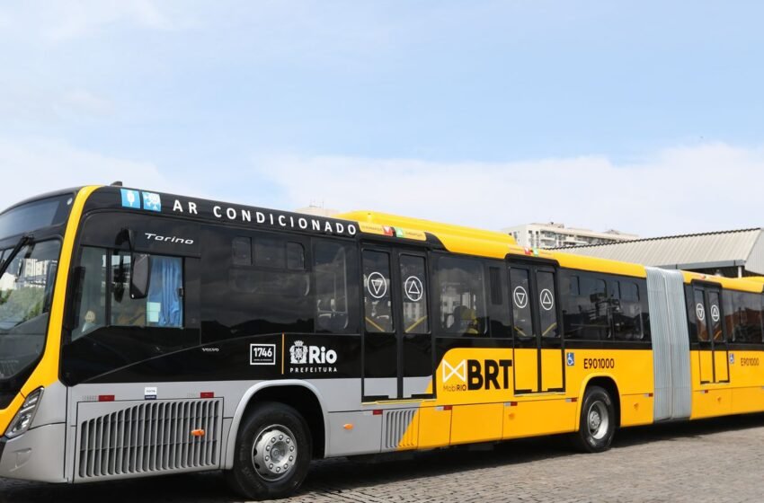 Sistema carioca do BRT recebe 40 novos ônibus