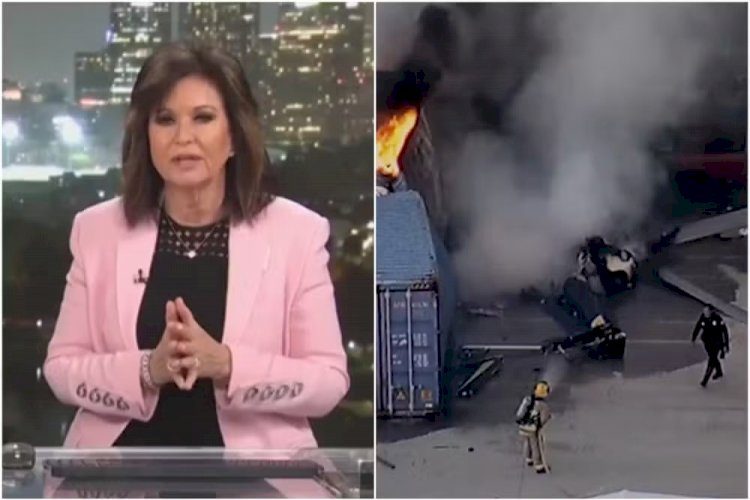 Âncora da NBC anuncia ao vivo morte de equipe da rede de TV em queda de helicóptero