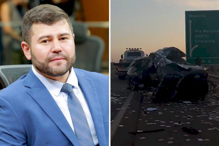 Deputado Amilton Filho morre em acidente próximo a Cristalina (GO)