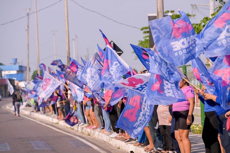Mobilização do ‘Banzeiro do 44’ toma as principais ruas de Manaus neste sábado