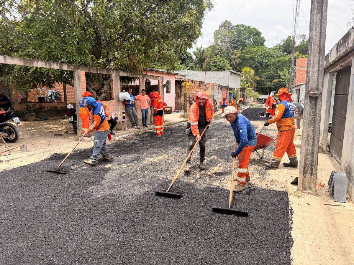 Prefeitura de Manaus recupera rua Patuá e melhora circulação viária no bairro Santa Etelvina