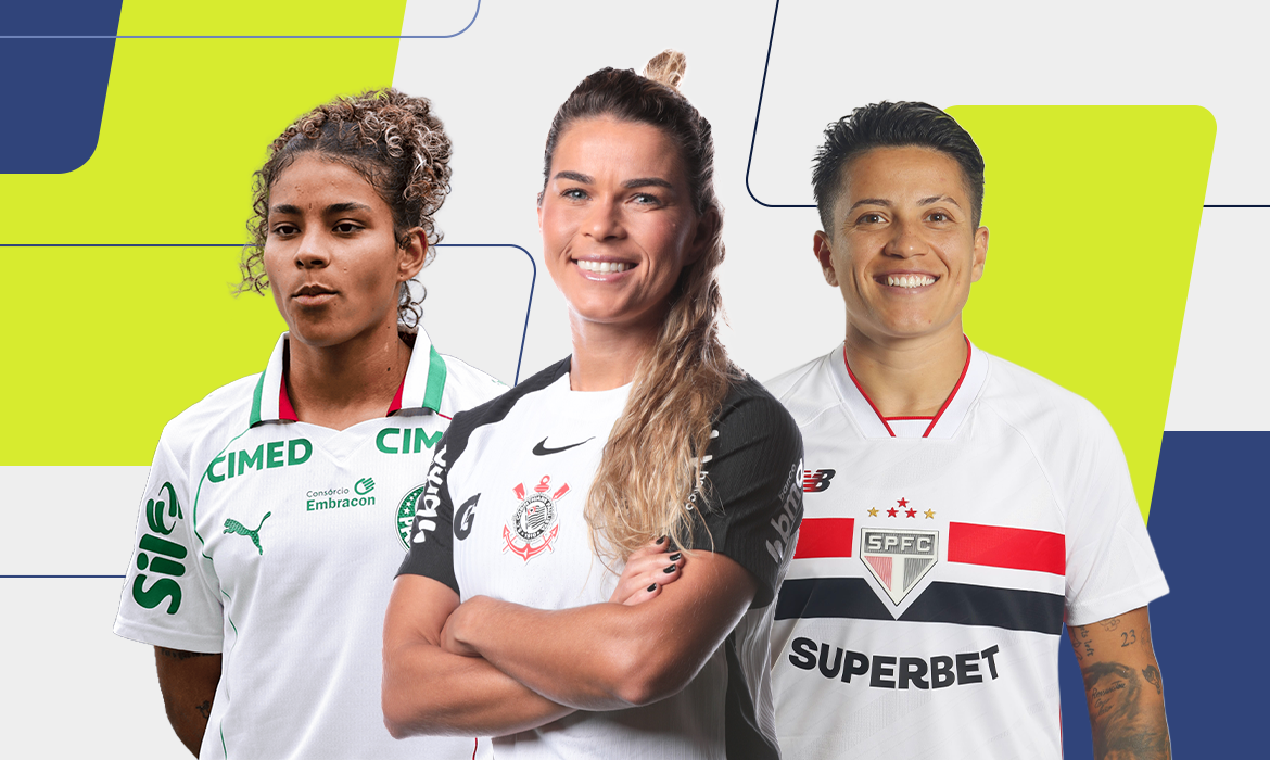 Bia Menezes, Raissa Bahia e Tamires disputam Prêmio de lateral-esquerda