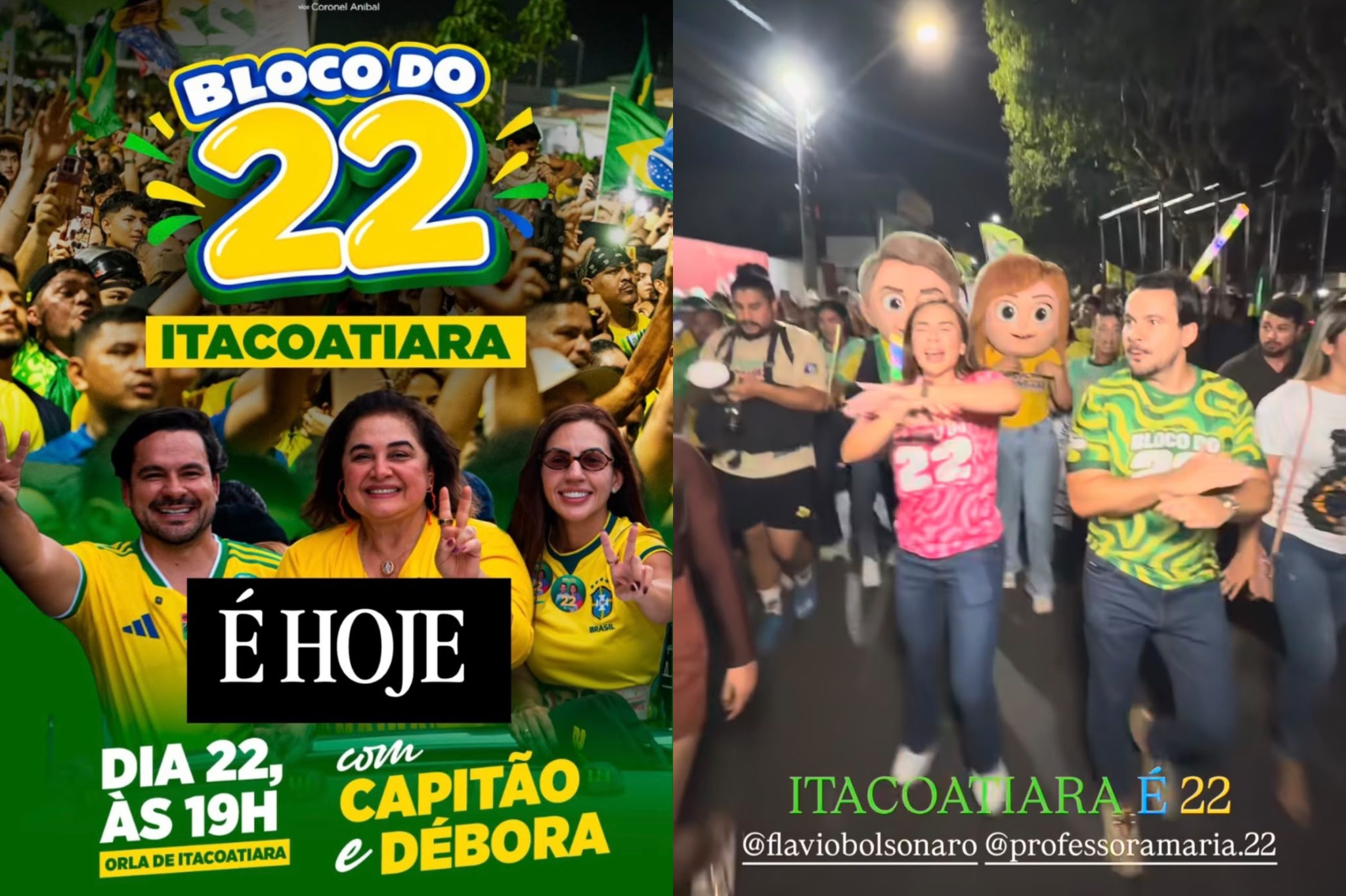 Campanha eleitoral no amazonas aposta em evento político estilo bloquinho