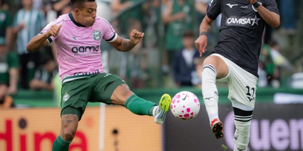 Coritiba e Botafogo empatam e mantêm jejum de vitórias no Brasileirão