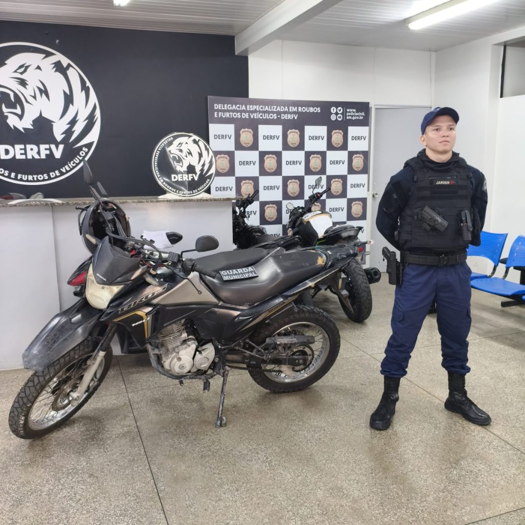 Guarda Municipal de Manaus atua em ocorrências com prisão, apreensão de motocicletas e resgate de animais