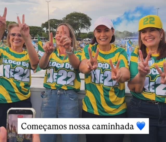 Michelle Bolsonaro reforça campanha de Celina Leão na reta final da disputa