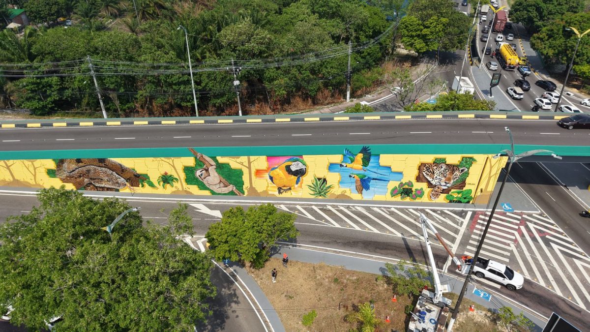 Prefeitura de Manaus avança com projeto de modernização do complexo viário Miguel Arraes com melhorias em iluminação, quadra e passeio