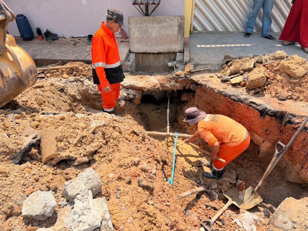 Prefeitura de Manaus recupera mais de 20 metros de drenagem no Parque 10 de Novembro