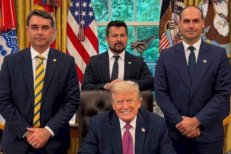 Rejeição de Trump bate recorde nos EUA em meio à aproximação com Flávio Bolsonaro